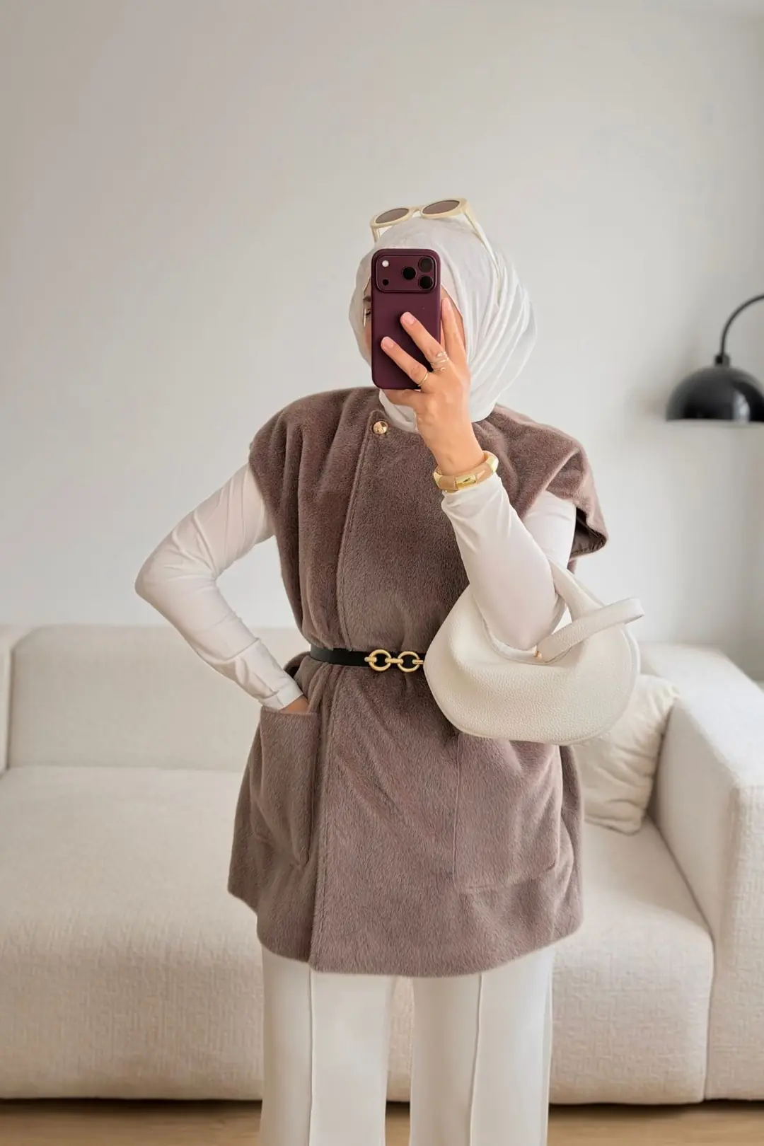 CEPLİ FOX YELEK 25139 - VİZON