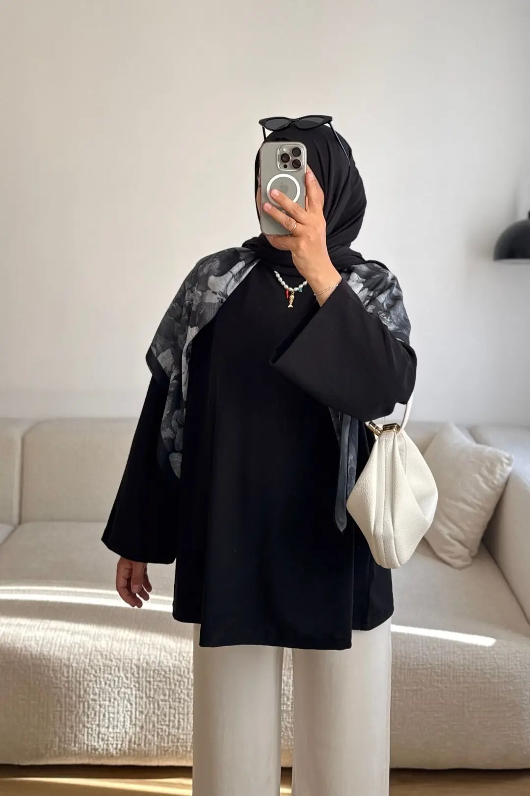 BAUM WOLLE SWEATSHİRT - SİYAH