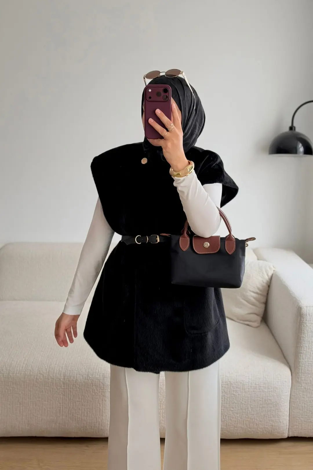 CEPLİ FOX YELEK 25139 - SİYAH