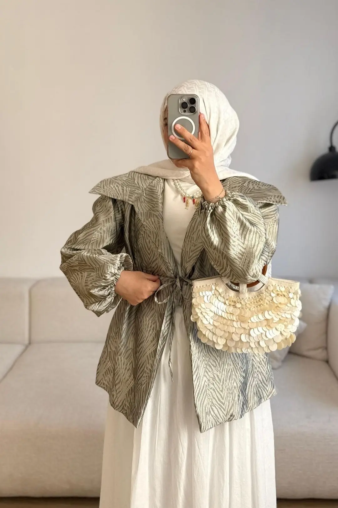 JAKARLI CEKET - SOFT YEŞİL