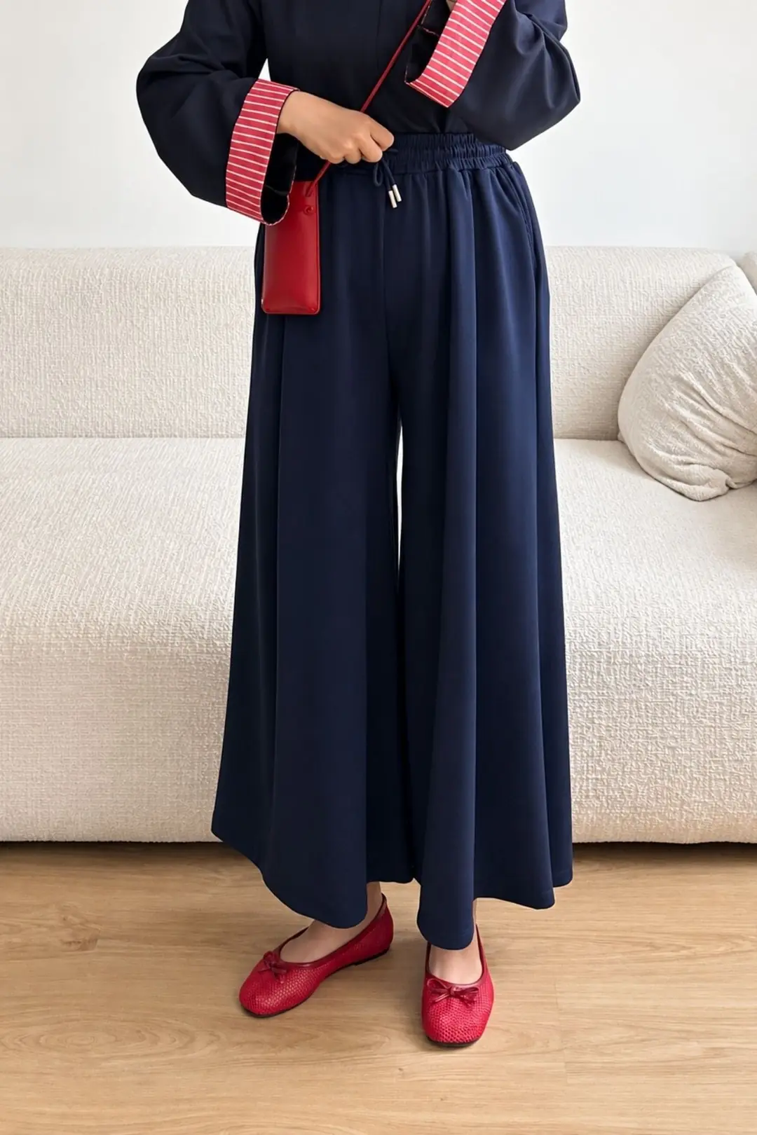 ETEKLİ OYSH PANTOLON - LACİVERT