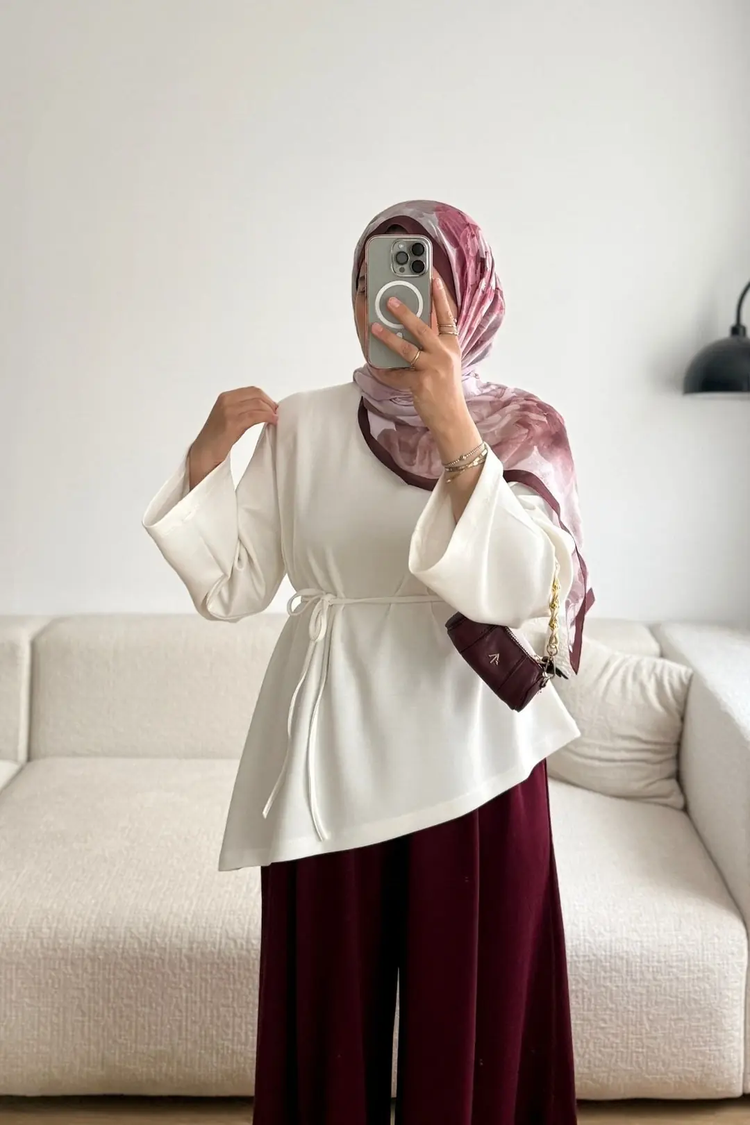 2029 ÇAPRAZ KUŞAKLI SWEAT - EKRU