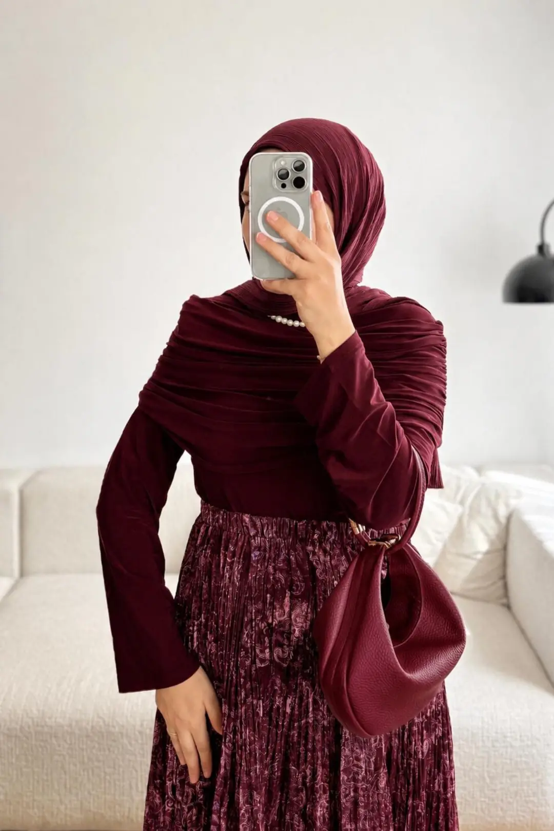 SANDY BÜZGÜLÜ BODY - BORDO