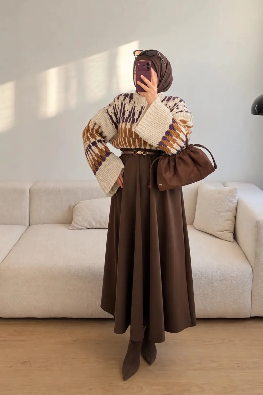ÖRGÜLÜ KAZAK 688 - GRİ
