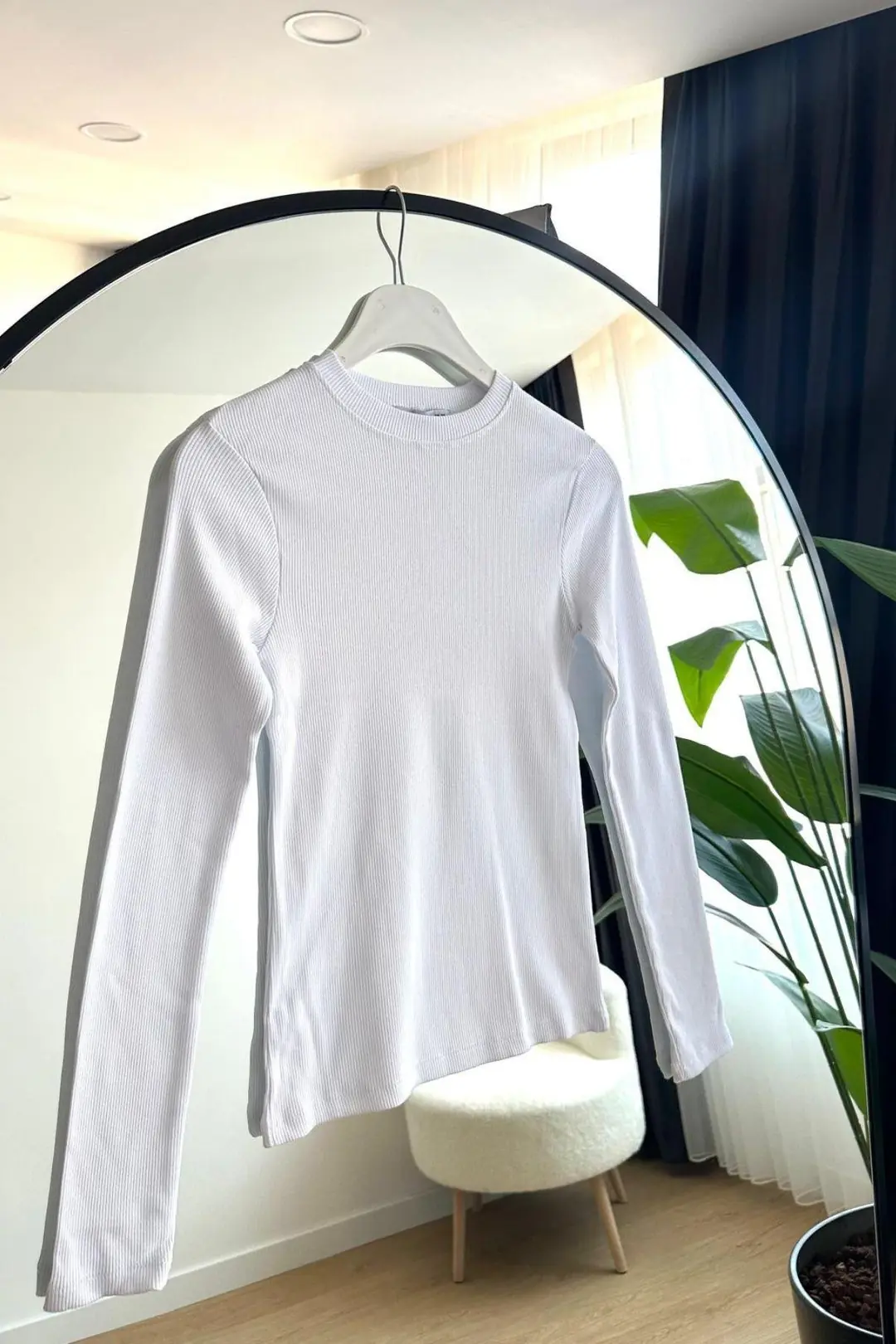 FİTİLLİ UZUN KOL BODY 8600 - BEYAZ
