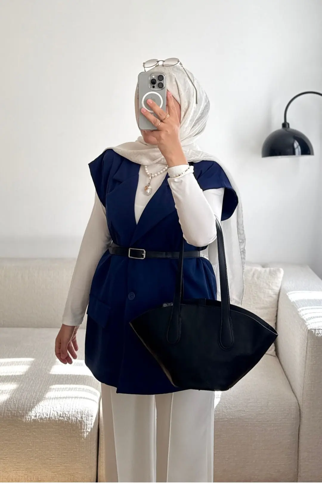 GLOD KEMERLİ YELEK - LACİVERT