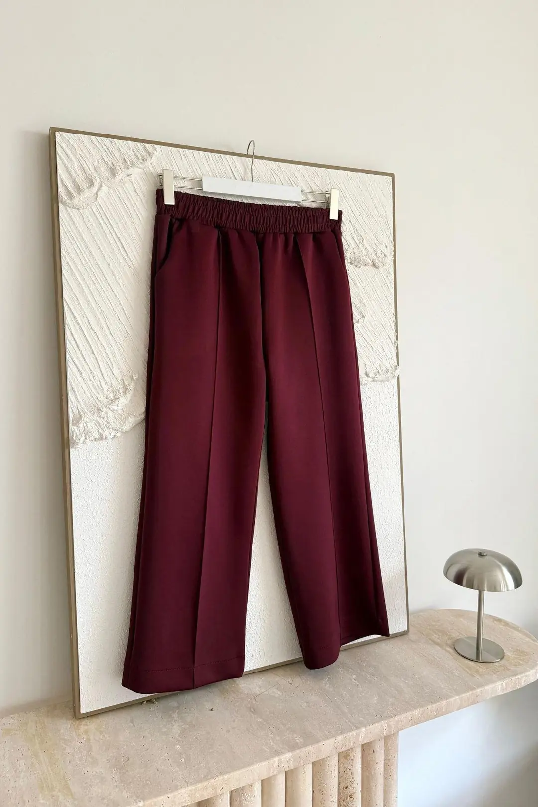BİLEK BOY SCUBA PANTOLON - BORDO