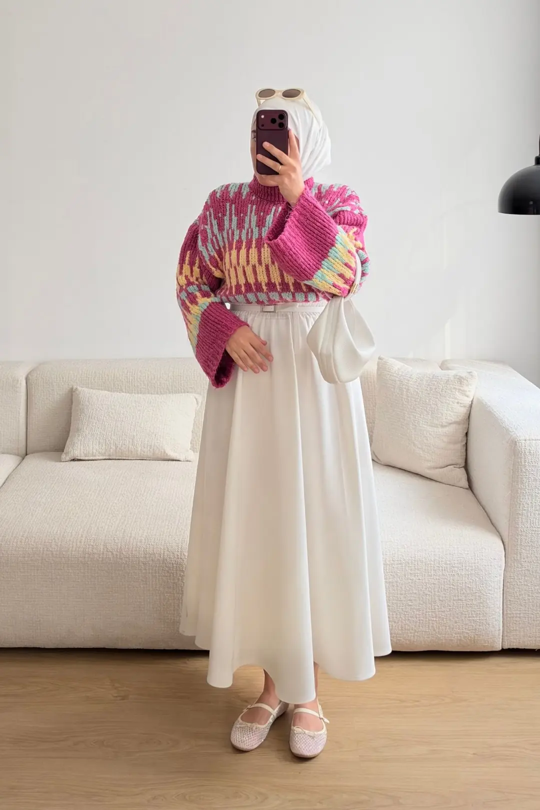 ÖRGÜLÜ KAZAK 688 - PEMBE