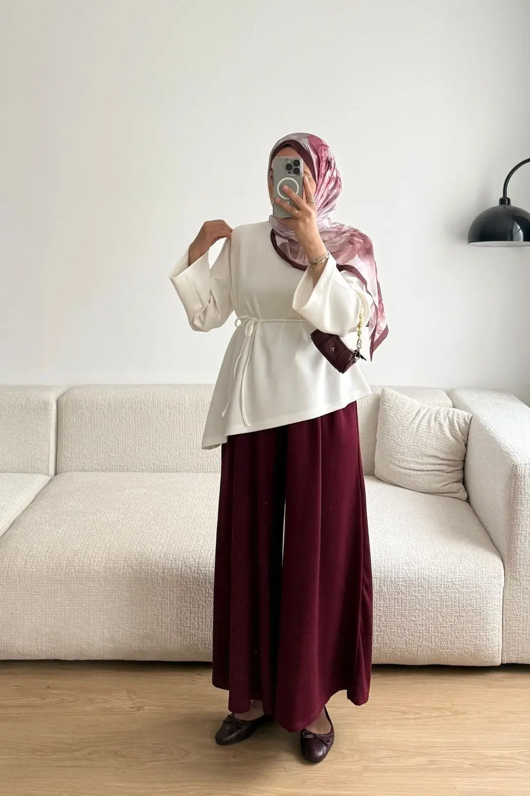 ETEKLİ OYSH PANTOLON - BORDO