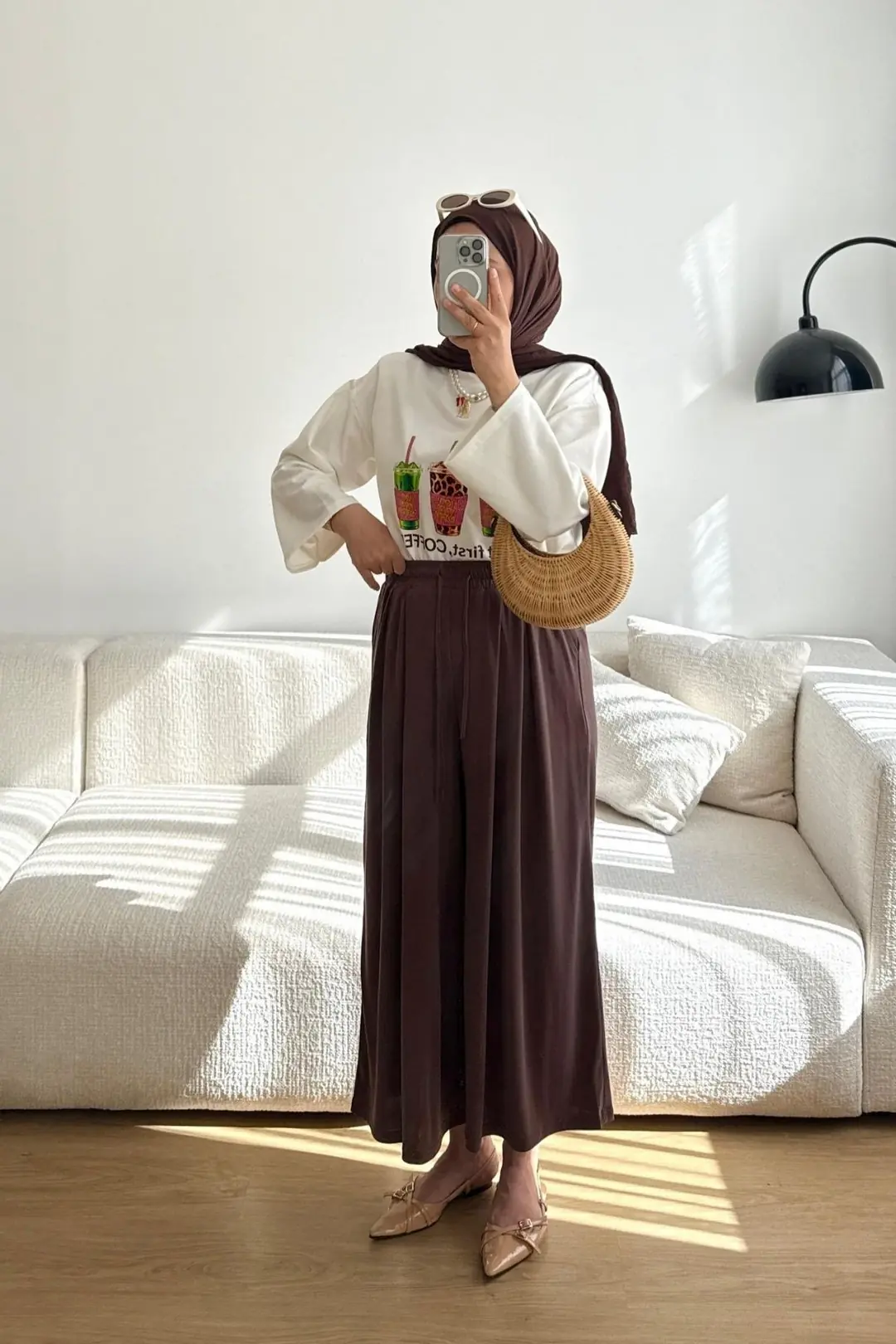 HİRA OYSH PANTOLON - KAHVE